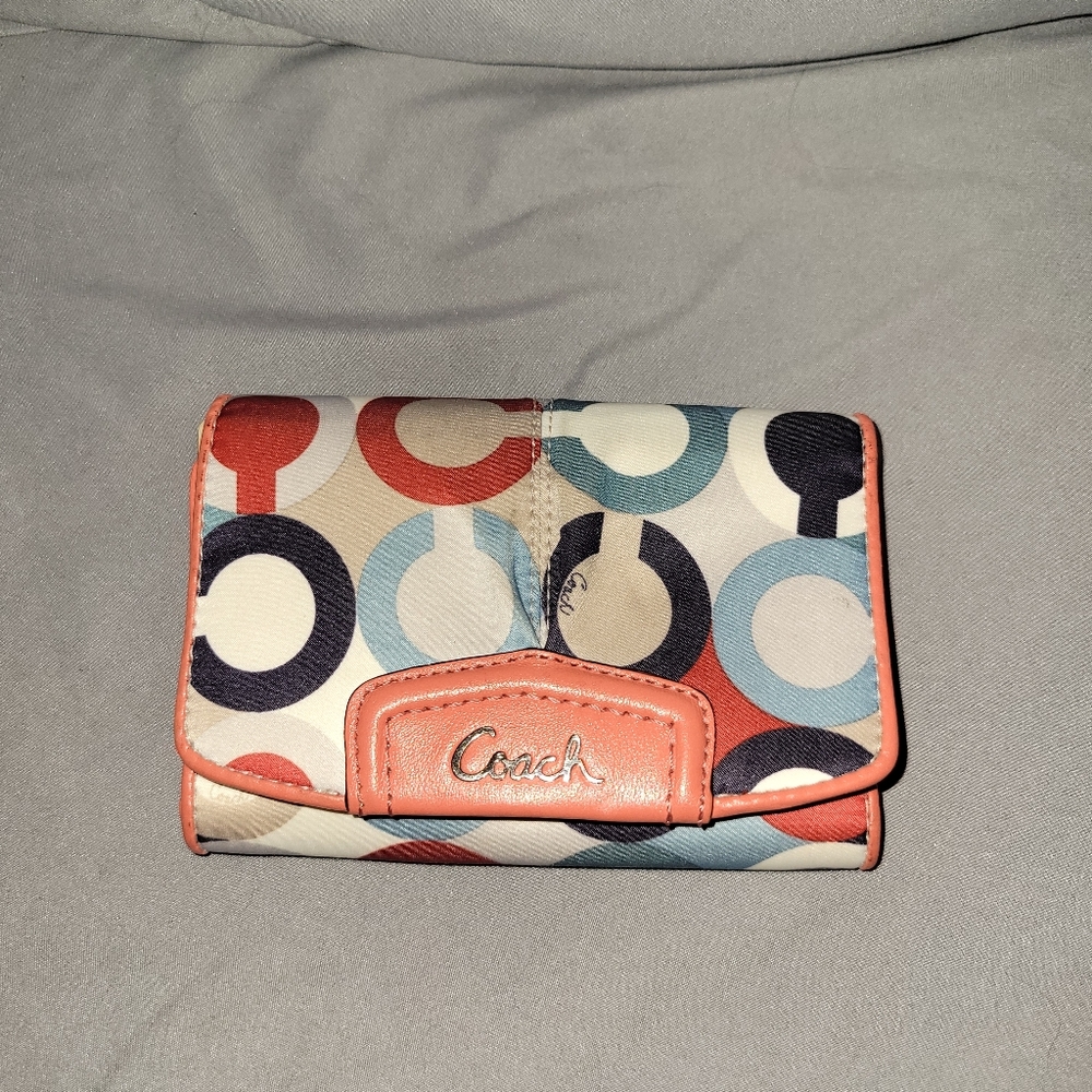 Ashley OP Scarf Print Op Art  Signature Wallet